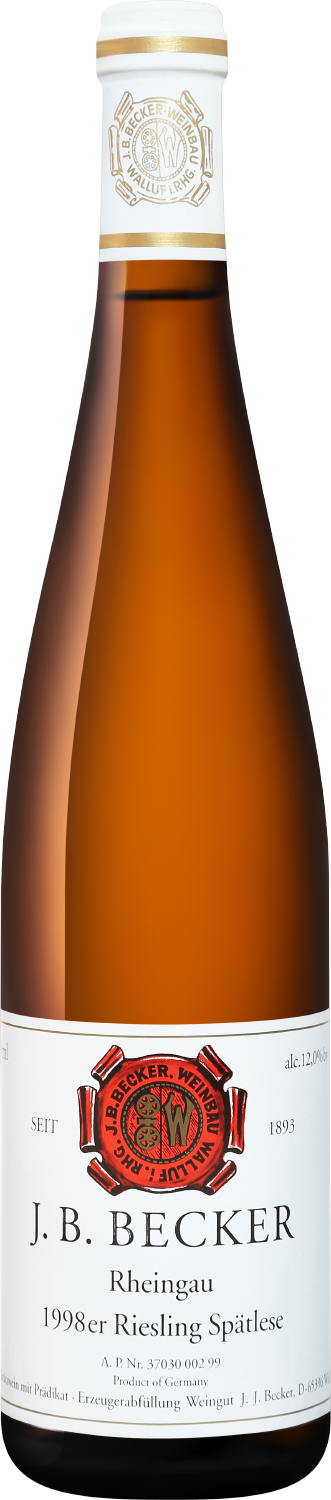 Рислинг Шпэтлезе Рейнгау Дж.Б.Беккер 1998 0.75 л