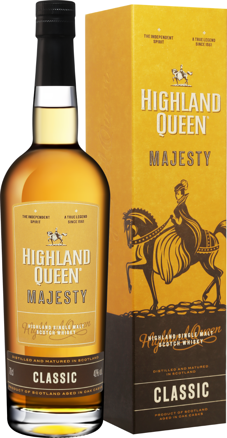 Виски Highland Queen Majesty Classic Single Malt Scotch Whisky (gift box) Highland Queen Majesty Classic Single Malt Scotch Whisky (gift box)