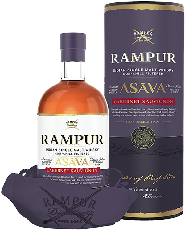 Рампур Азава Солодовый Виски в подарочной упаковке 0.7 л