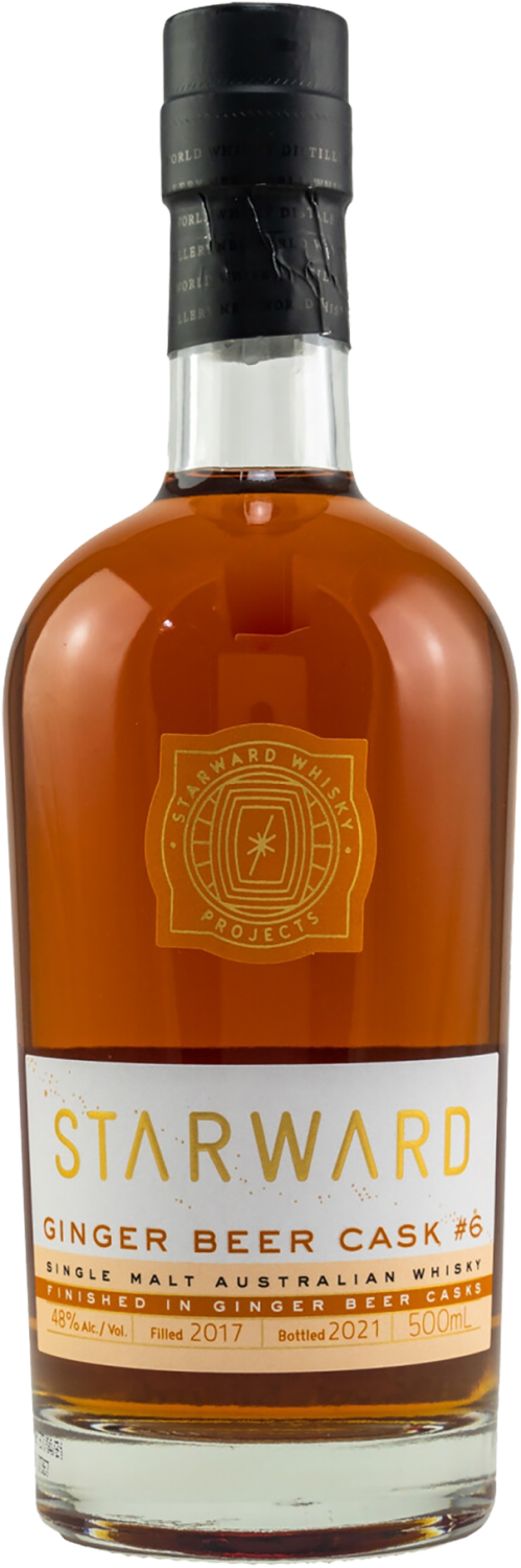 Старвард Джинджер Бир Каск №6 Солодовый Виски 0.5 л