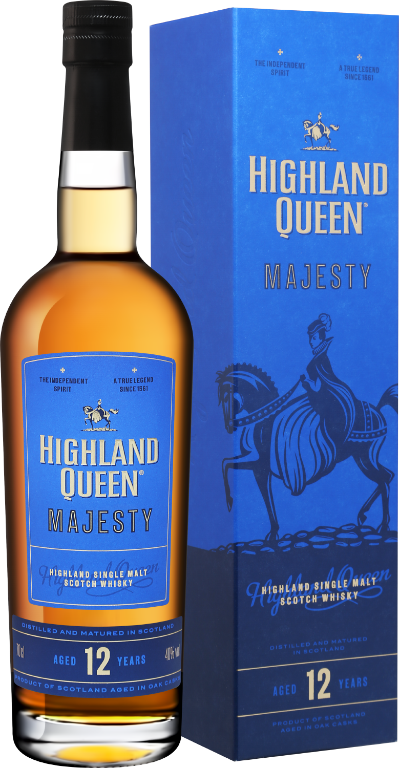 Виски Highland Queen Majesty Single Malt Scotch Whisky 12 y.o. (gift box) Highland Queen Majesty Single Malt Scotch Whisky 12 y.o. (gift box)