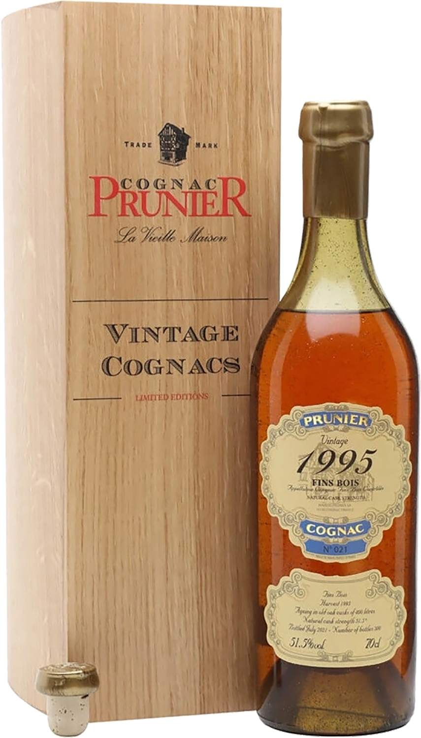 Прунье 1995 Фэн Буа Коньяк в деревянном футляре 1995 0.7 л