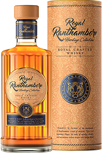 Роял Рантхамбор купажированный виски в подарочной упаковке 0.75 л