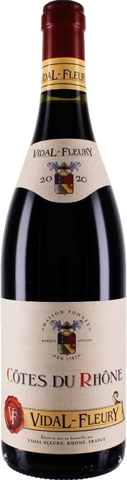 Кот дю Рон AOC Руж Видаль-Флери 0.75 л