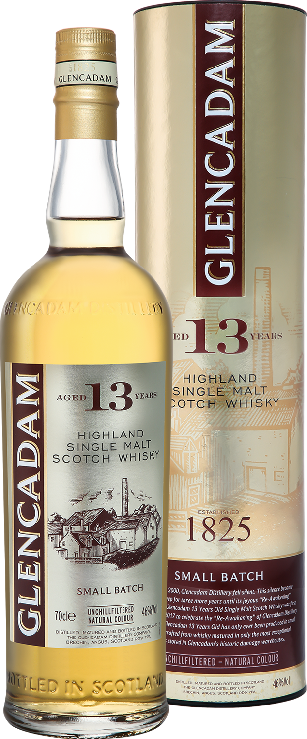 Гленкадам Хайлэнд Сингл Молт 13 Лет солодовый виски в подарочной упаковке 0.7 л