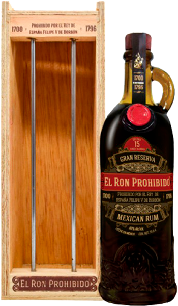 El Ron Prohibido Gran Reserva Solera Finest Blended Mexican Rum 15 YO (gift box), 0.7 л в Челябинске