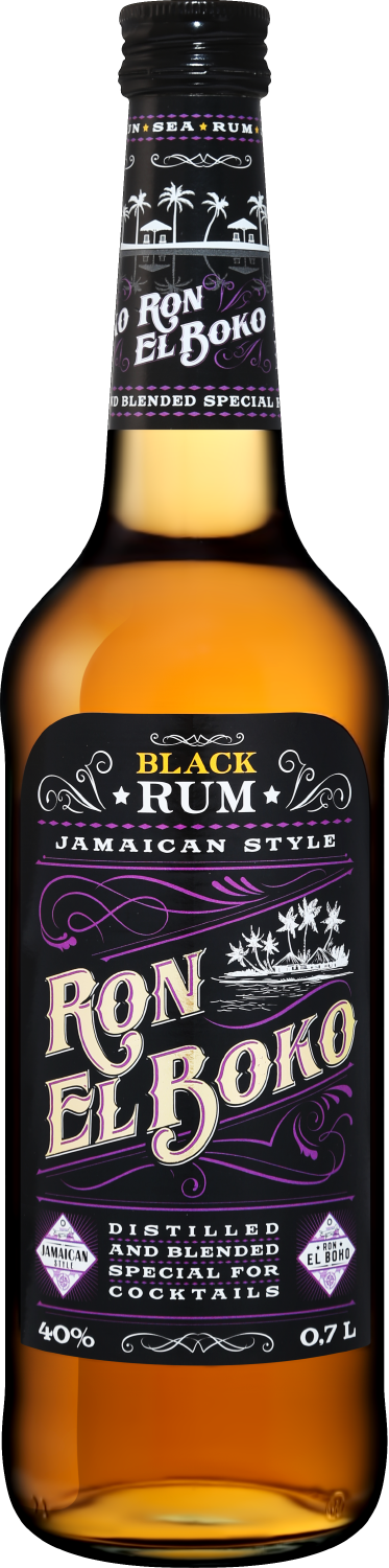 Рон Эль Боко Блэк Ром 0.7 л
