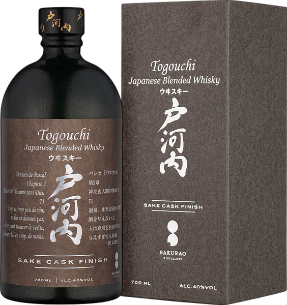Togouchi Sake Cask Finish Blended Japanese Whisky (gift box), 0.7 л в Челябинске