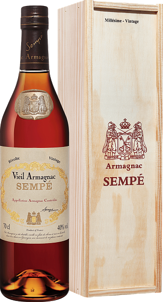 Sempe Vieil Vintage 1970 Armagnac AOC (gift box), 0.7л