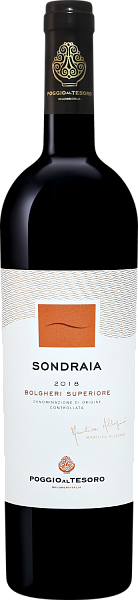 Sondraia Bolgheri Superiore DOC Poggio Al Tesoro, 0.75 л в Челябинске