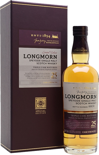 Longmorn Single Malt Scotch Whisky 25 Y.O. (gift box), 0.7 л в Челябинске
