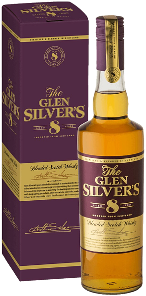 Glen Silver's 8 Years Old Blended Malt Scotch Whisky (gift box), 0.7 л в Челябинске