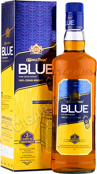 Officers Choice Blue Pure Grain Whisky (gift box), 0.75 л в Челябинске