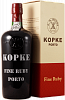 Kopke Fine Ruby Porto (gift box), 0.75 л