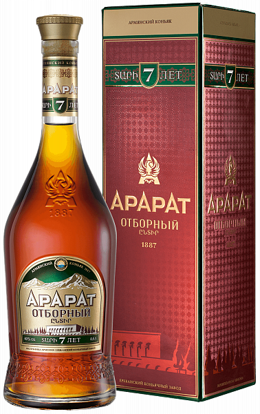 ARARAT Otborny Armenian Brandy 7 y.o. (gift box), 0.5л