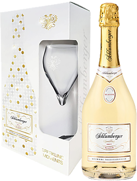 Schlumberger Brut Klassik (gift box with glass), 0.75 л в Челябинске