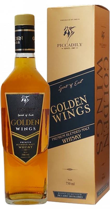 Голден Вингс Блендед Молт купажированный виски в подарочной упаковке 0.75 л