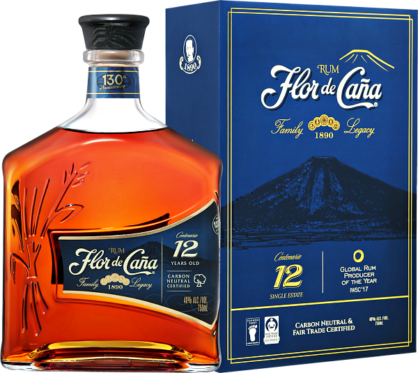 Flor de Cana 12 Centenario Licorera de Nicaragua (gift box), 0.75 л в Челябинске