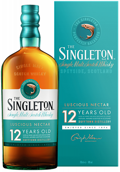 Dufftown Singleton 12 y.o. single malt scotch whisky (gift box), 0.7л