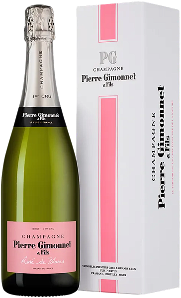 Rose de Blancs Premier Cru Brut Champagne AOC Pierre Gimonnet & Fils (gift box), 0.75 л в Челябинске