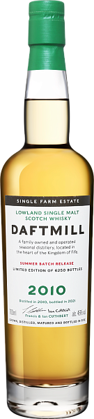 Daftmill Lowland Summer Batch Release 2010 Single Malt Scotch Whisky, 0.7 л в Челябинске