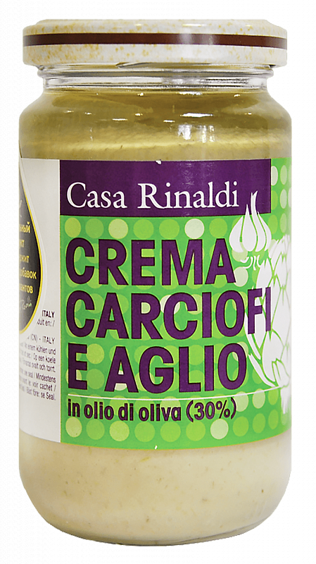 Крем-паста из артишоков, чеснока в оливковом масле Каза Ринальди 180г
