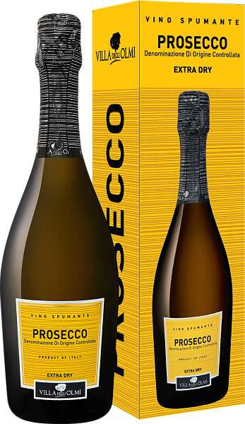 Prosecco DOC Spumante Extra Dry Villa degli Olmi (Подарочная упаковка), 0.75 л в Челябинске