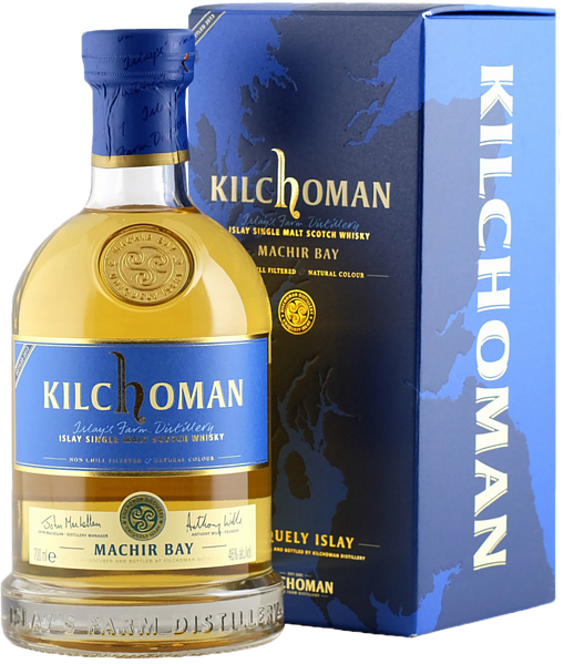 Kilchoman Machir Bay Islay Single Malt Scotch Whisky (gift box), 0.7 л в Челябинске