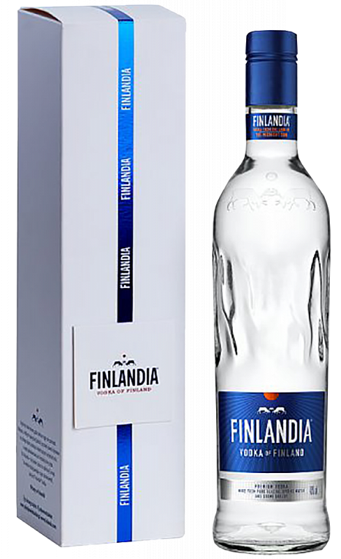 Водка Финляндия в подарочной упаковке 0.7 л
