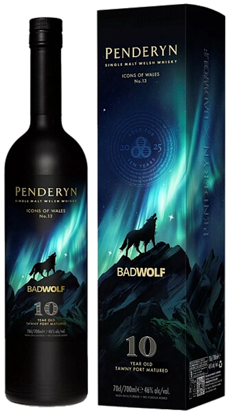 Penderyn Bad Wolf 10 Years Old Sinlge Malt Welsh Whisky в подарочной упаковке, 0.7 л в Челябинске