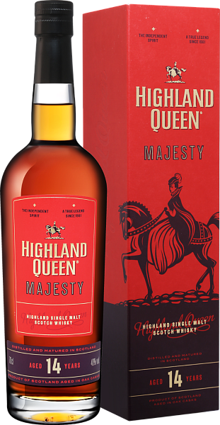 Highland Queen Majesty Single Malt Scotch Whisky 14 y.o. (gift box), 0.7 л в Челябинске