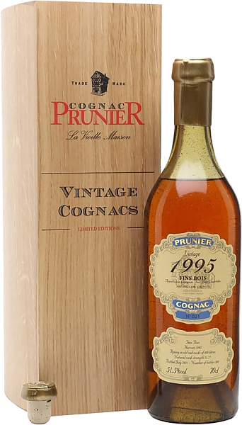 Prunier 1995 Fins Bois Cognac (wooden box), 0.7 л в Челябинске