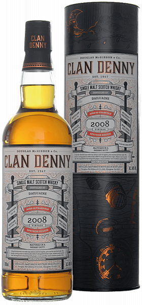Clan Denny Dailuaine Single Malt Scotch Whisky (gift box), 0.7л