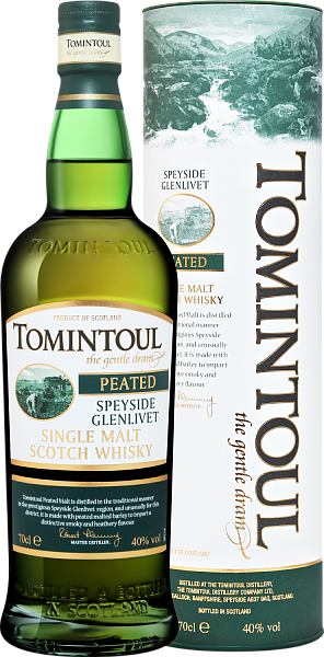 Tomintoul Speyside Glenlivet Peated Single Malt Scotch Whisky (gift box), 0.7 л в Челябинске