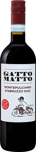 Gatto Matto Montepulciano d’Abruzzo DOC Villa Degli Olmi, 0.75 л в Челябинске