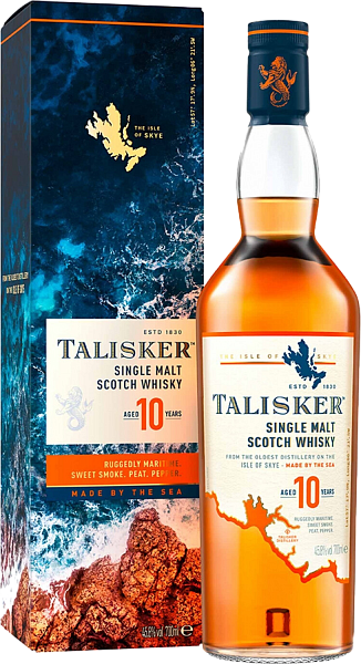 Talisker 10 years single malt scotch whisky (gift box) в Челябинске