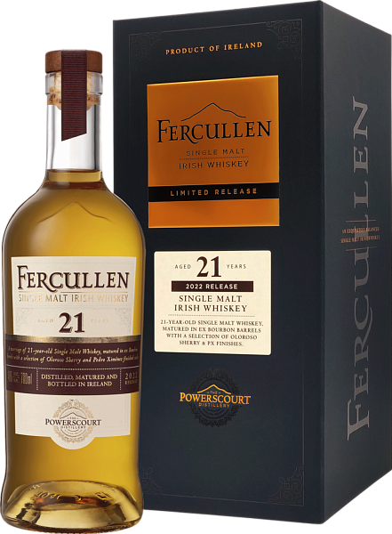 Fercullen Single Malt Irish Whiskey 21 y.o. (gift box), 0.7 л в Челябинске