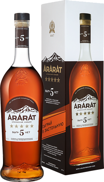 Ararat 5 y.o. (gift box with cards), 0.7 л в Челябинске