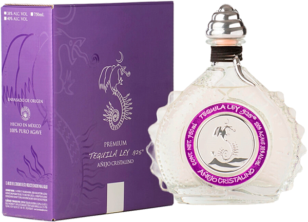 Ley 925 Anejo Cristalino Diamond Premium (Подарочная упаковка), 0.75 л в Челябинске