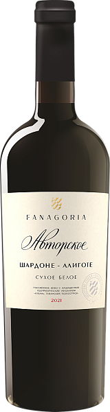 Avtorskoe Chardonnay-Aligote Fanagoria, 0.75 л в Челябинске
