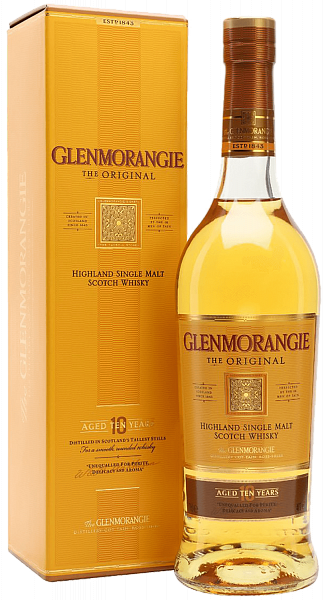 Glenmorangie The Original 10 years single malt scotch whisky (gift box), 0.7 л
