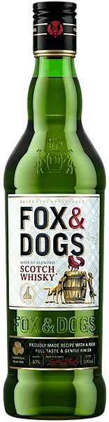 Fox & Dogs Blended Scotch Whisky, 1л