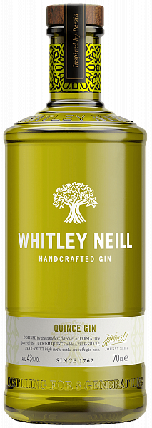Whitley Neill Quince Handcrafted Dry Gin , 0.7л