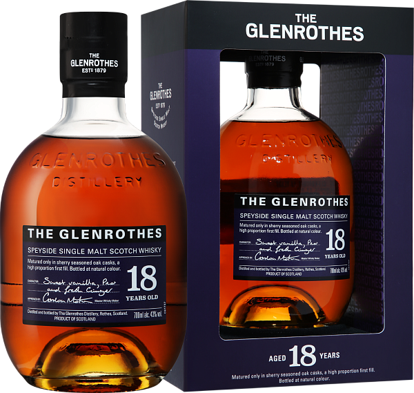 The Glenrothes 18 y.o. Speyside Single Malt Scotch Whisky (gift box), 0.7 л в Челябинске