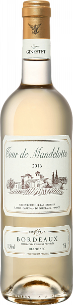 Tour de Mandelotte Bordeaux AOC Ginestet, 0.75 л в Челябинске