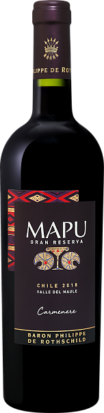Mapu Carmenere Gran Reserva Maule Valley DO Baron Philippe de Rothschild, 0.75 л в Челябинске