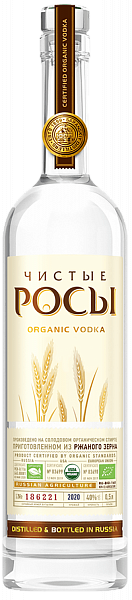 Vodka Chisti Rosi from Rye Grain, 0.7л