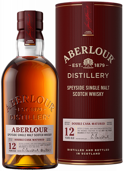 Виски Aberlour Double Cask Matured Highland Single Malt Scotch Whisky 12  y.o. (gift box), 0.7 л
