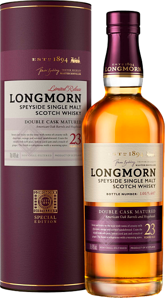 Longmorn Single Malt Scotch Whisky 23 Y.O. (gift box), 0.7 л в Челябинске
