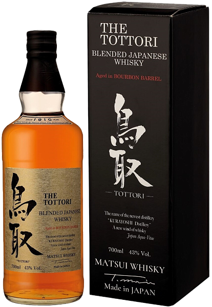 The Tottori Bourbon Barrel Blended Japanese Whisky (gift box), 0.5 л в Челябинске